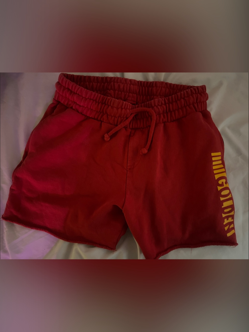 Golden Aesthetics shorts, Men, red, Medium, very nice